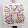 Customize Logo High Quality 100% Silk Scarf Printed Painting Bandana