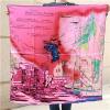 Factory Directly Printed Square Scarves 90*90cm Silk Bandana