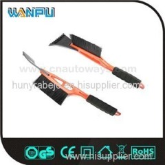 Snow Brush Car Plastic Ice Scraper With Snow Brush Broom Snow Shovel And Foam Handle Supplier