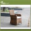 Wicker Rattan High Back Bistro Sofa Chairs