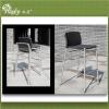 Stacking Aluminum Rattan Bar Stool Chairs