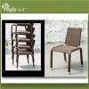 Stack Aluminum Metal Frame Restaurant Armless Chairs