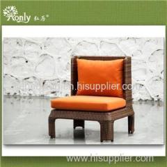 Wicker Rattan Hotels Leisure High Back Chairs