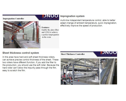 Intelligent FRP gutter production line