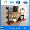 Loft Style Living Room Wrong Iron Metal Pipe Double Layer Wood Bookshelves