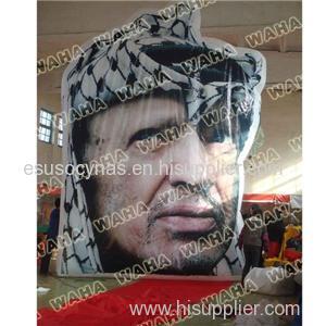 Inflatable Real Man Face Replica Or Inflatable People Photo