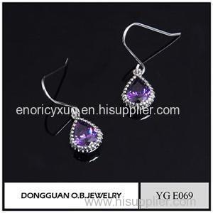 Fashion Designs Jewelry Hanging Stone Earrings Zircon Jewellery
