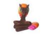 Brown Plastic Flocking My Little Pony Toys For Kids Environmental Protection