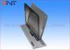 Stainless Steel LCD Computer Screen Lift For Financial Analyzing System