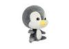 Black Plastic Capsule Baby Penguin Soft Toy 2 Inch Scale For Surprise Egg