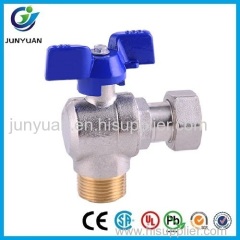 Angle Type Water Meter Ball Valve with Male X Female