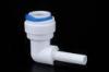 Food Grade Custom Quick Connect Elbow Plastic POM Stem Connector 120 psi Pressure