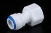 Straight Female Plastic Quick Connect Fittings Water Purifier Parts Circle Head