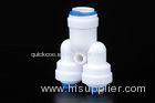 Round PVC Y Fitting Quick Connect Tee Screw In Tight Fittings No Leakge