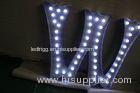 Illuminated Metal Fairground LED Letter Lights Sign With AC Plug Power