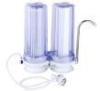 2 Stage Countertop Water Filter PP Cartridge Simple Filtration Systems