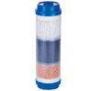 Cylindrical Water Filter Replacement Cartridges / Carbon Filter Cartridge With Tourmaline Ceramic Ba