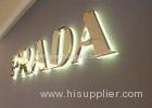 3D Metal LED Backlit Letters Sign And Numbers For Lighting Up Shops