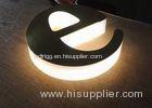 3D LED Backlit Sign Letters / Acrylic Business Lighted Store Signs For Advertising