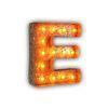 Colorful 12 Inch LED Vintage Letter Lights Alphabet Letter E Sign Customized