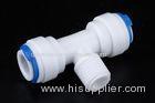 Male Thread PP Compression Pipe Tee Fittings 20-110 mm For Pretreat UF