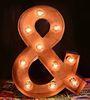 Circus Style LED Light Up Letters Lights / Fashional Alphabet Marquee Sign 12''