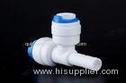 Quick Connect Hose Adapter Check Valve Plastic Tee Fittings Round Head