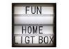 A4 Size Wood Customisable Cinematic Light Box for Decor Hight Brightness