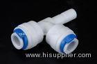 Quick Connect Tee Type Stem RO Pressure Switch Plastic Quick Connect Water Tube Fittings