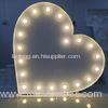 Free Standing LED Light Up Letters Illuminated Marquee Letters 9 inch Heart Shape