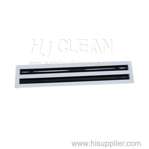 Aluminum air diffuser for workshop clean room