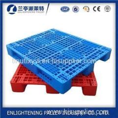 HDPE or PP single-faced plastic euro pallet for rack