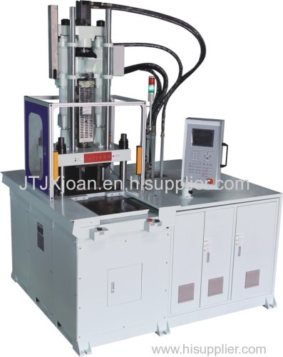 vertical injection double sliding plastic molding machine