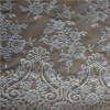 Floral Cord Bridal Lace Fabrics With Sequins