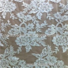 Embroidery Cord Bridal Lace Fabrics