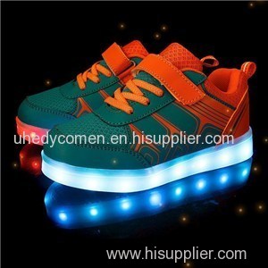 Multicolor Kids LED shoes type of shoes that light up LED high tops wholesales&drop shipping