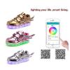 Dropshipping New Design App Control LED Light Up Board Shoes With Wings Wholesale USB Charger Sneaker For Children