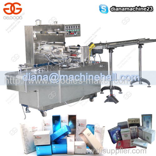 Cellophane Soap Wrapping Machine with Transparent Film|Automatic Overwrapping Machine for Small Boxes