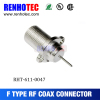 Bulkhead Coaxial F Connector PCB Solder