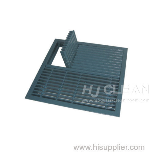 Aluminum air diffuser for workshop clean room