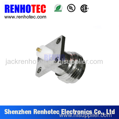 CTV RF Connector 7/16 din Jack Female 4 hole Flange Wire Connector