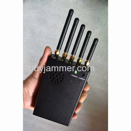 3W Handheld Phone Jammer & WiFI Jammer GPS Jammer with Cooling fan