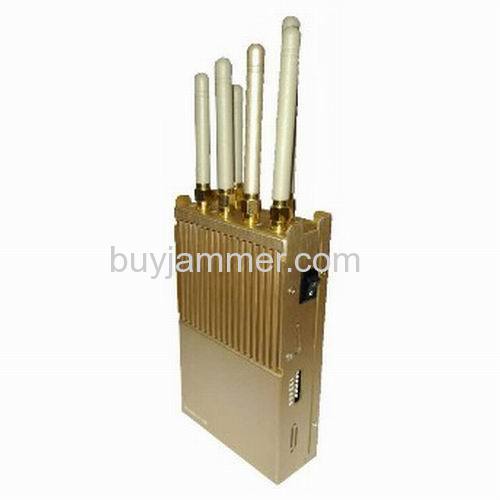 Portable Hand-Held 3G 4G Cell Phone WiFi Jammer