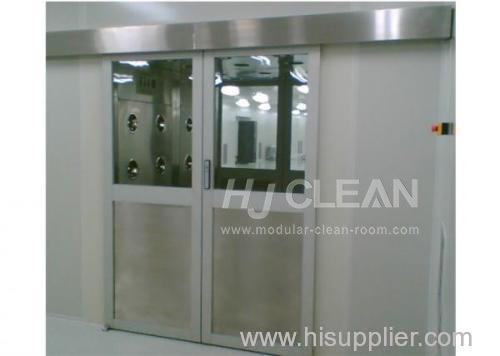 Cleanroom stainless steel air shower tunnel
