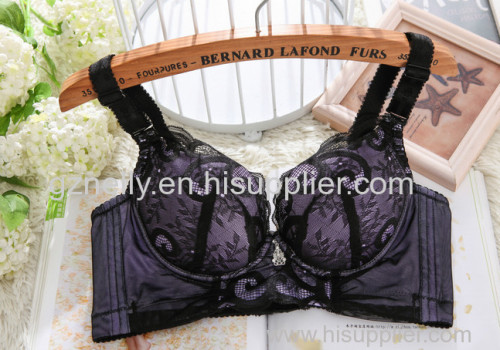 sexy lace bra adjustable chest beauty