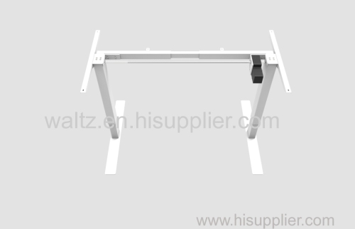 Electric height adjustable standing desk with single motor from manufacture