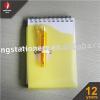 Mini Pp Spiral Notebook With Pen