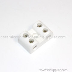 Four holes steatite terminal block