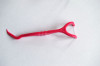 Plastic Y shape dental floss pick