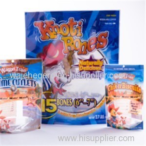 Box Pouch With Zip Lock For Pet Food
